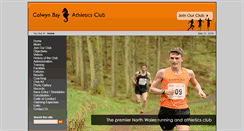 Desktop Screenshot of colwynbayathletics.org.uk